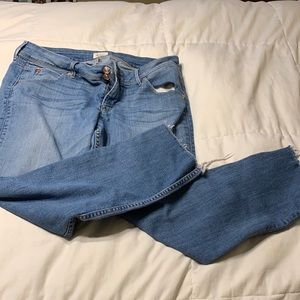 Hudson Crop Collin Skinny jeans